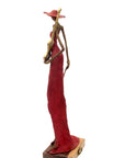 Bronze Issouf 55 cm rouge n°3 Bronzes d'Afrique