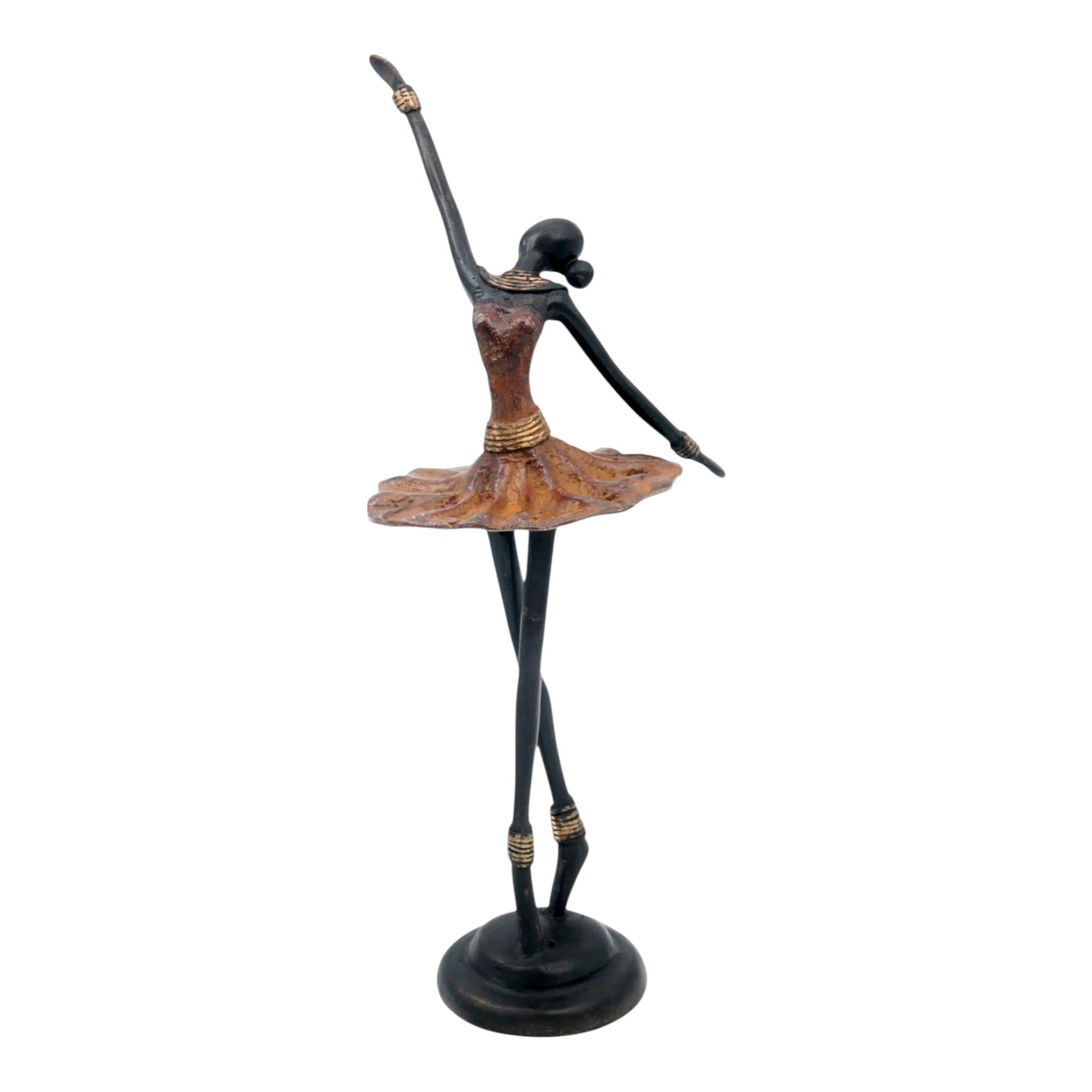 Ballerine 25 cm marron n°5