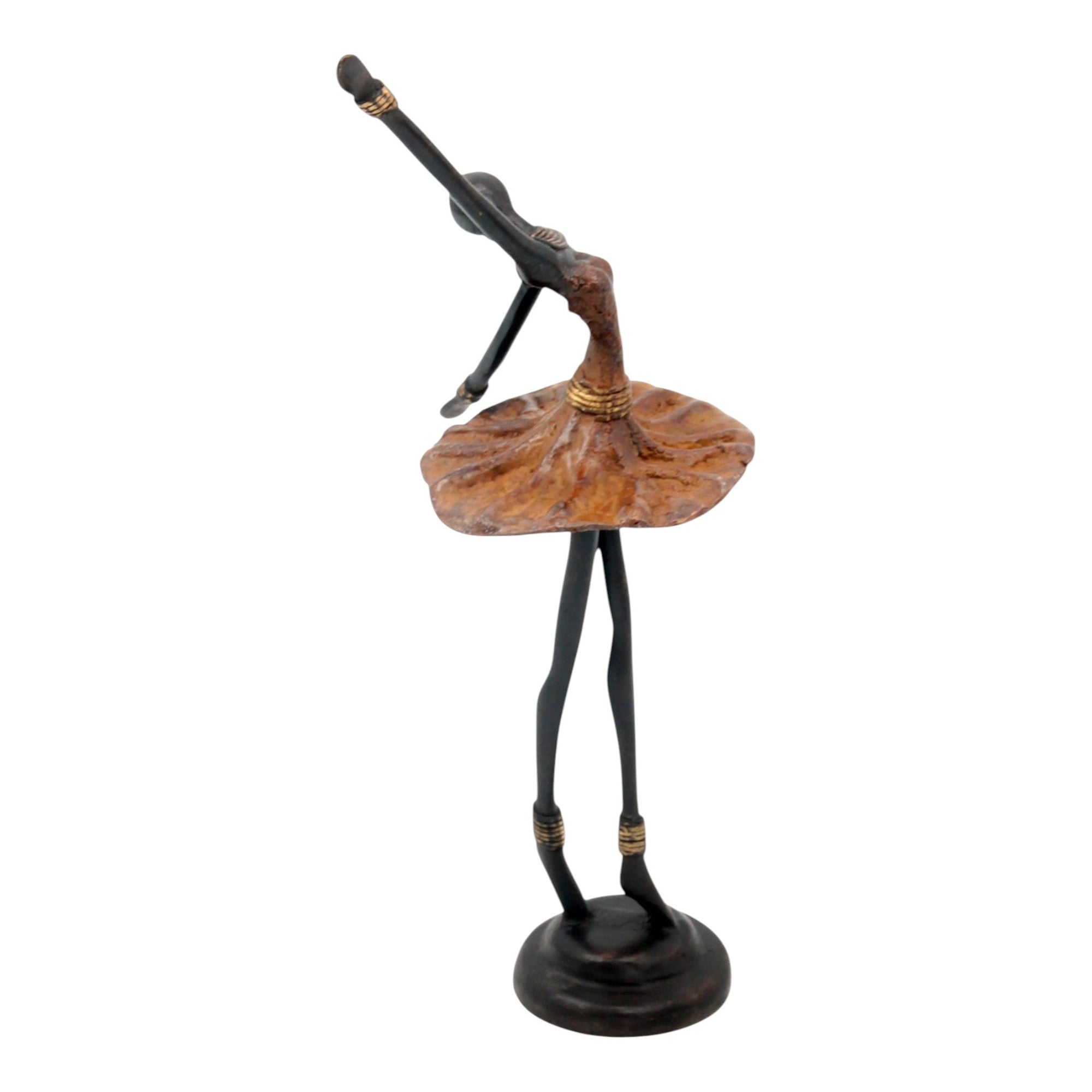 Ballerine 25 cm marron n°5