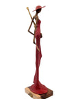 Bronze Issouf 55 cm rouge n°3 Bronzes d'Afrique
