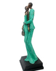 Bronze Issouf couple 55 cm vert n°2 Bronzes d'Afrique