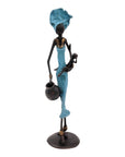 Bronze 35 cm bleu n°13