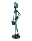 Bronze 35 cm bleu n°13