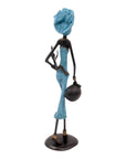 Bronze 35 cm bleu n°13