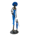 Bronze 35 cm bleu n°16