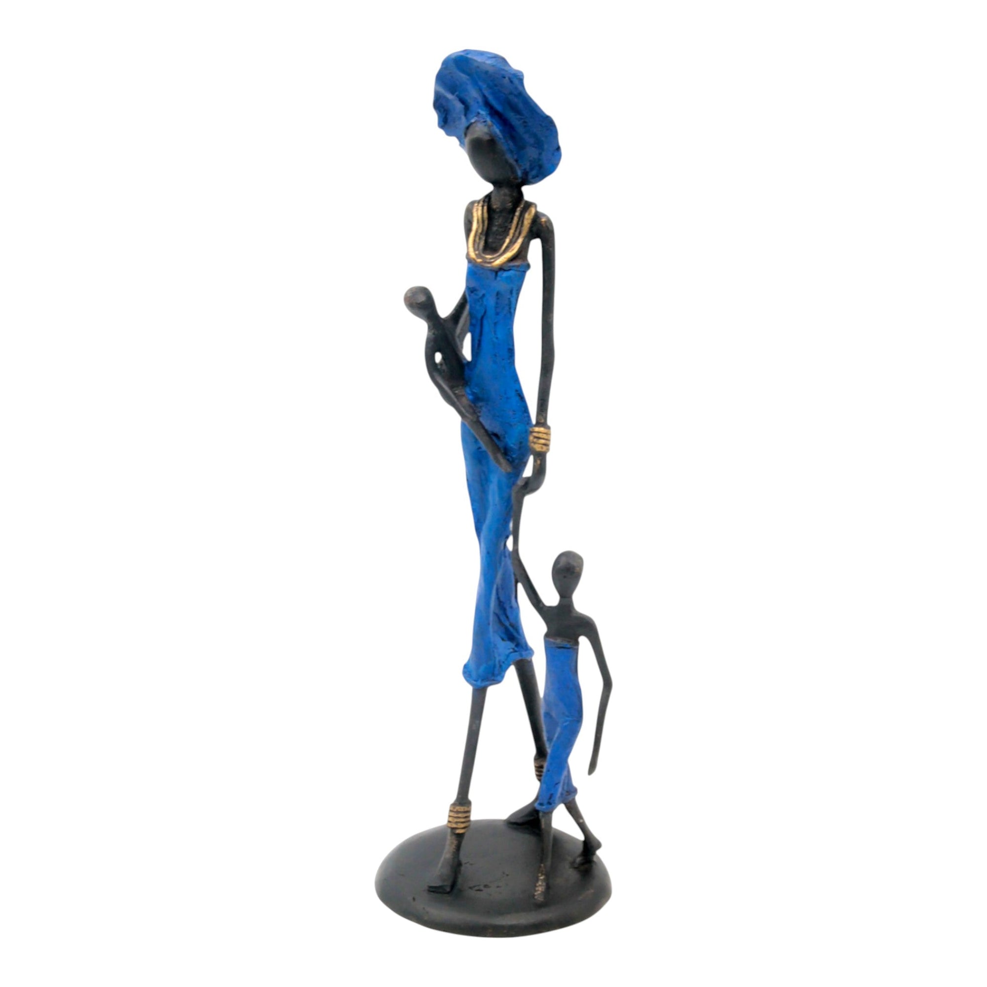 Bronze 35 cm bleu n°16