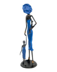 Bronze 35 cm bleu n°16