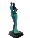 Bronze Issouf couple 55 cm bleu n°1 Bronzes d'Afrique