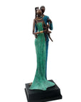 Bronze Issouf couple 55 cm bleu n°1 Bronzes d'Afrique