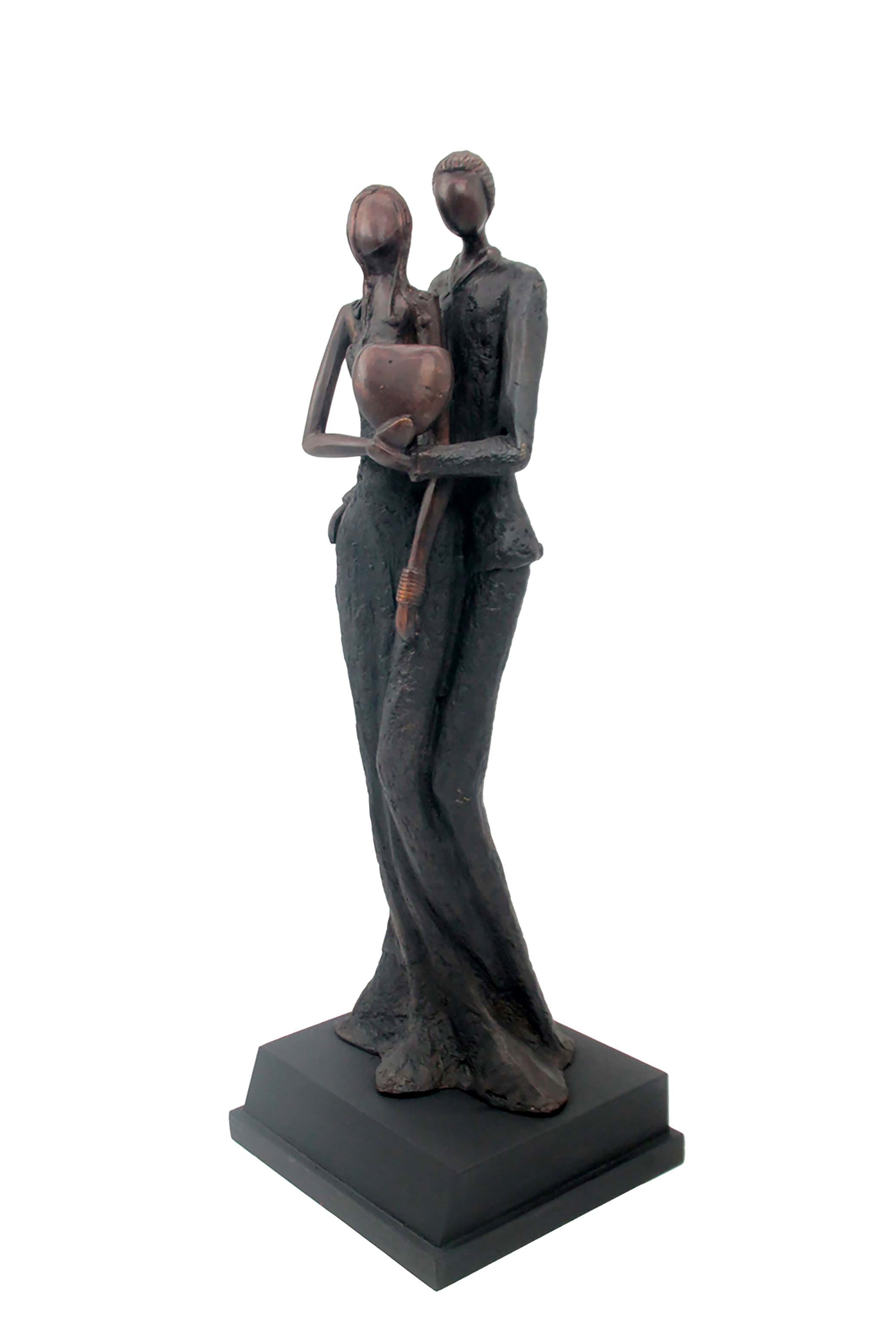 Bronze Issouf couple 55 cm noir n°1 Bronzes d'Afrique
