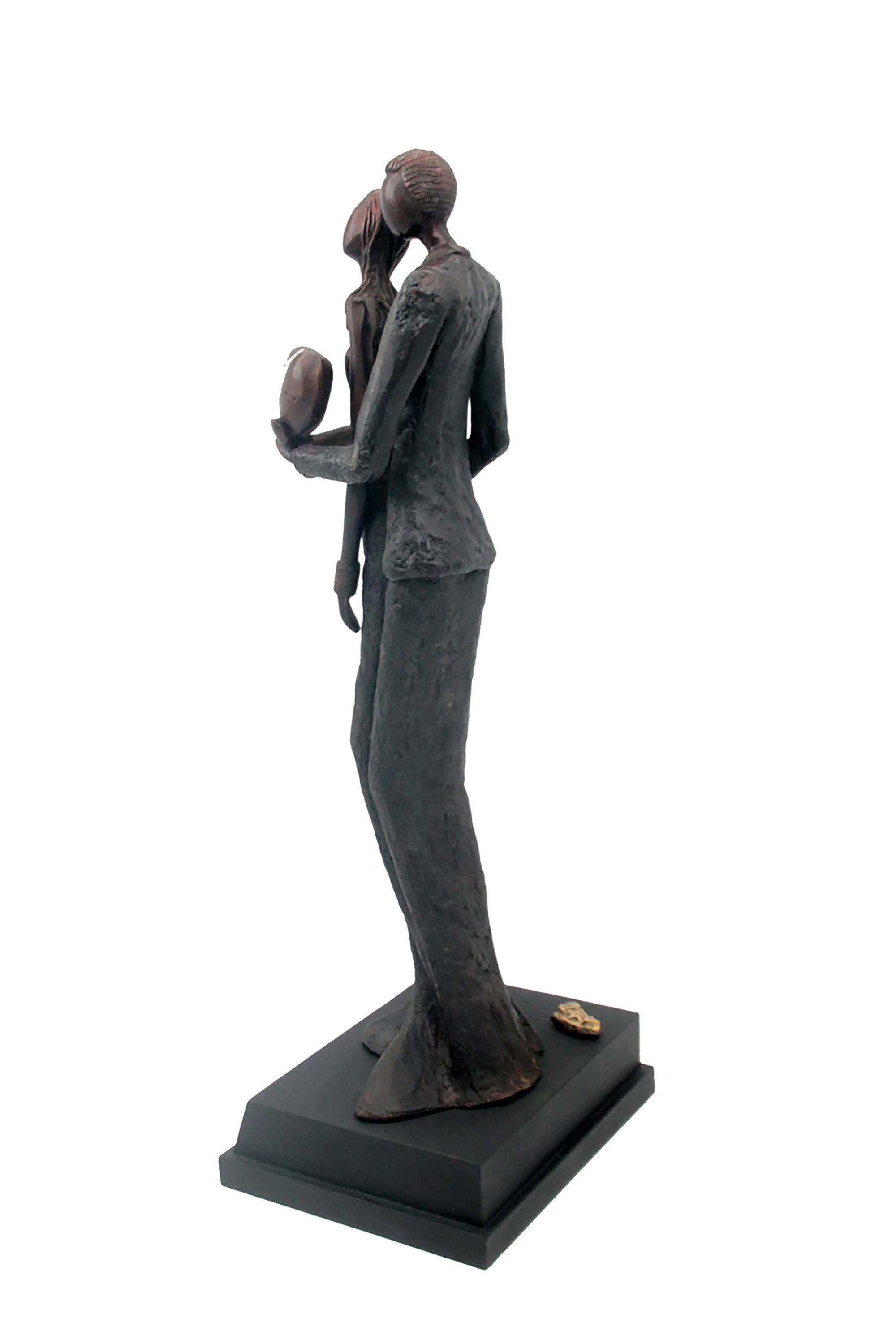 Bronze Issouf couple 55 cm noir n°1 Bronzes d'Afrique