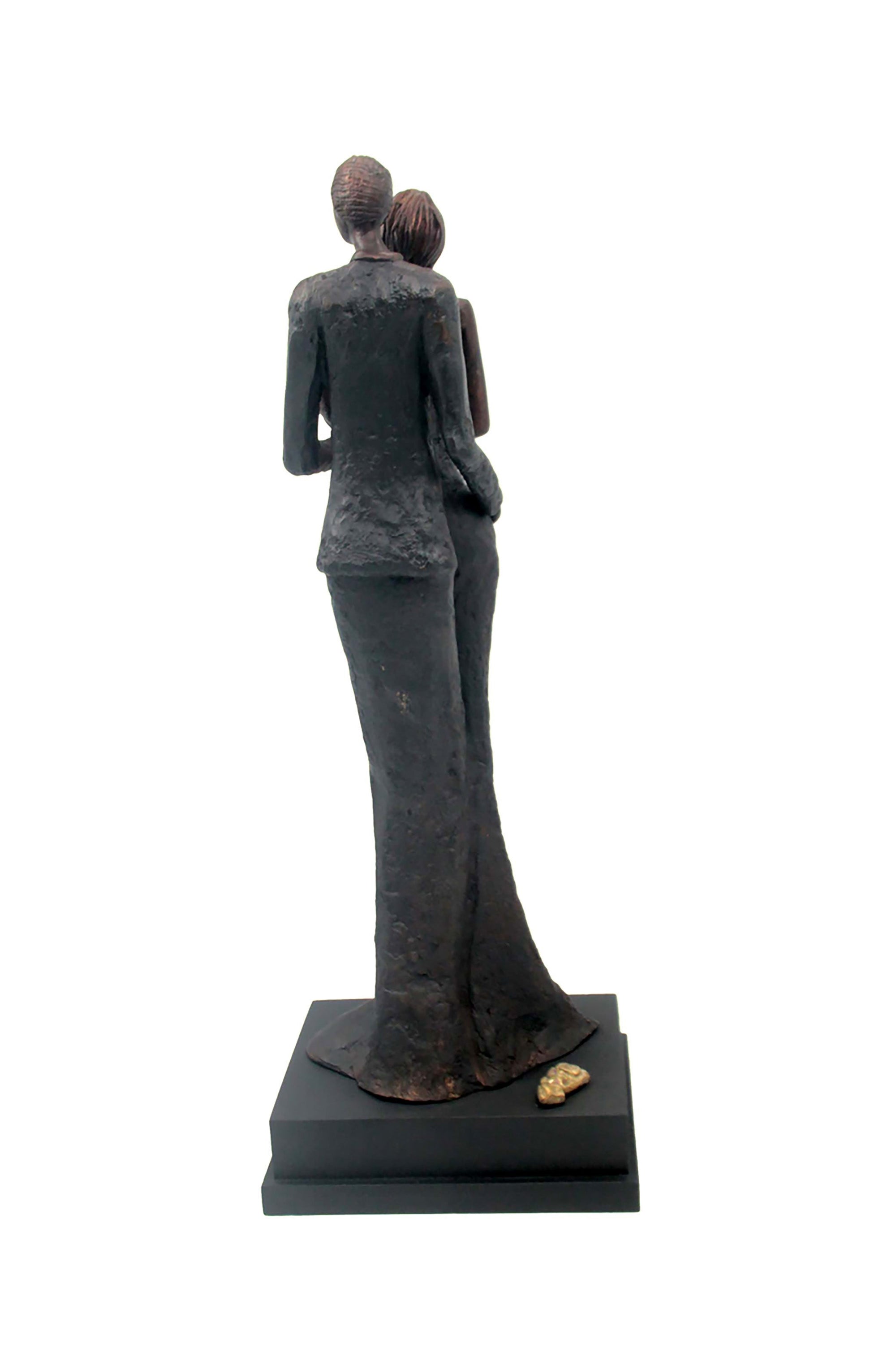 Bronze Issouf couple 55 cm noir n°1 Bronzes d'Afrique