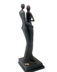 Bronze Issouf couple 55 cm noir n°1 Bronzes d'Afrique