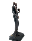Bronze Issouf couple 55 cm noir n°1 Bronzes d'Afrique