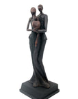 Bronze Issouf couple 55 cm noir n°1 Bronzes d'Afrique