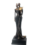 Bronze Issouf couple 55 cm noir n°2 Bronzes d'Afrique