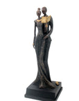 Bronze Issouf couple 55 cm noir n°2 Bronzes d'Afrique