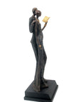 Bronze Issouf couple 55 cm noir n°2 Bronzes d'Afrique