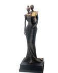 Bronze Issouf couple 55 cm noir n°2 Bronzes d'Afrique
