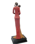 Bronze Issouf couple 55 cm rouge n°1 Bronzes d'Afrique
