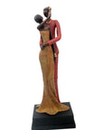 Bronze Issouf couple 55 cm rouge n°1 Bronzes d'Afrique
