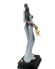 Bronze Issouf couple 55 cm gris n°1 Bronzes d'Afrique