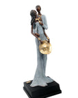Bronze Issouf couple 55 cm gris n°1 Bronzes d'Afrique