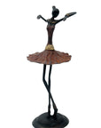 Ballerine 45 cm marron n°2 Bronzes d'Afrique