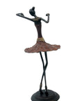 Ballerine 45 cm marron n°2 Bronzes d'Afrique