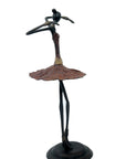 Ballerine 45 cm marron n°2 Bronzes d'Afrique
