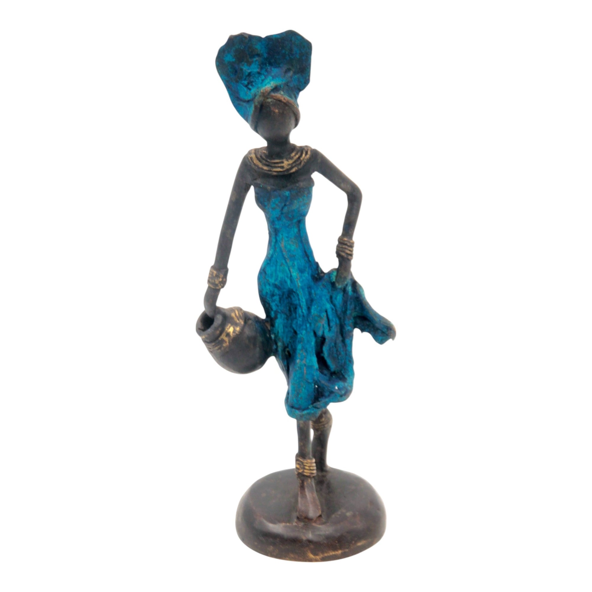 Bronze 15 cm bleu n°9