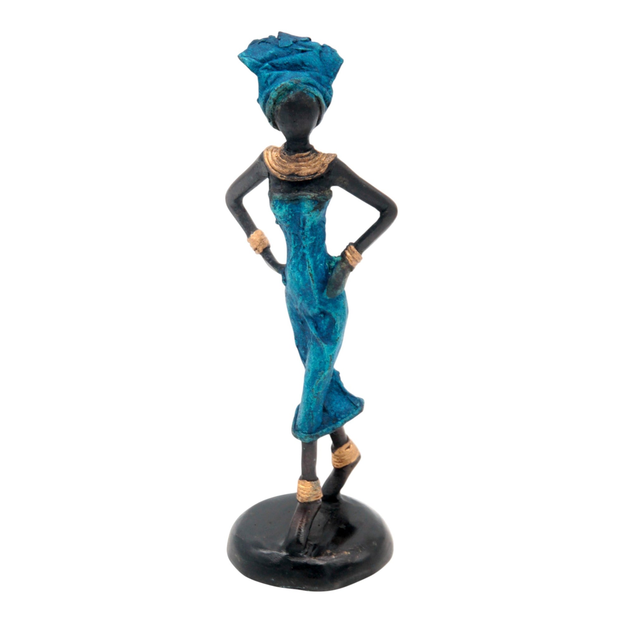 Bronze 15 cm bleu n°11