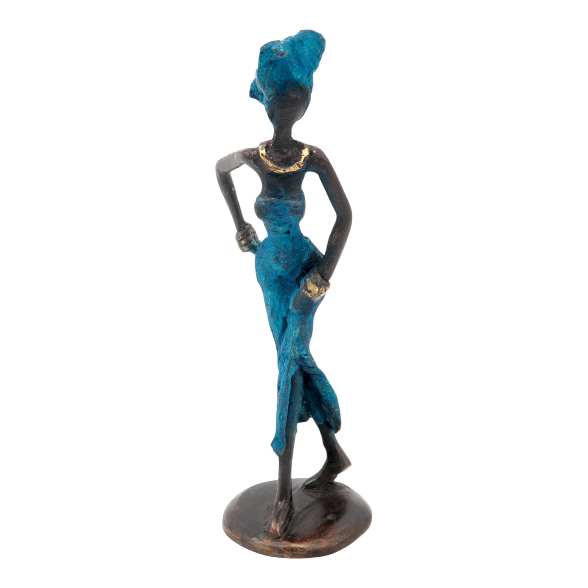 Bronze 15 cm bleu n°22