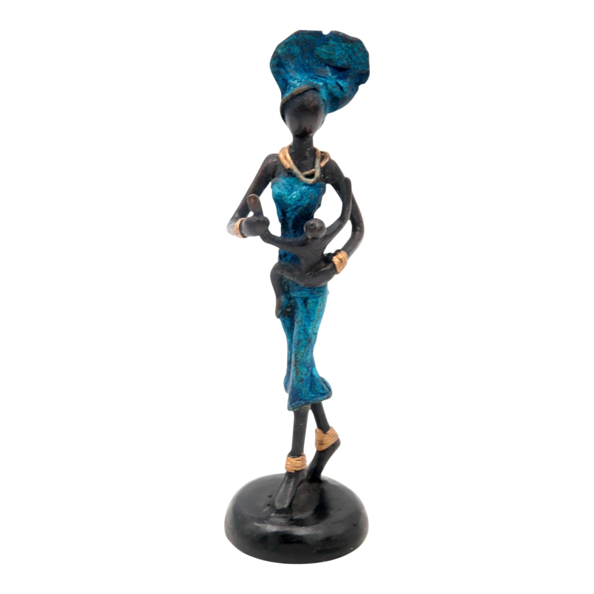 Bronze 15 cm bleu n°42