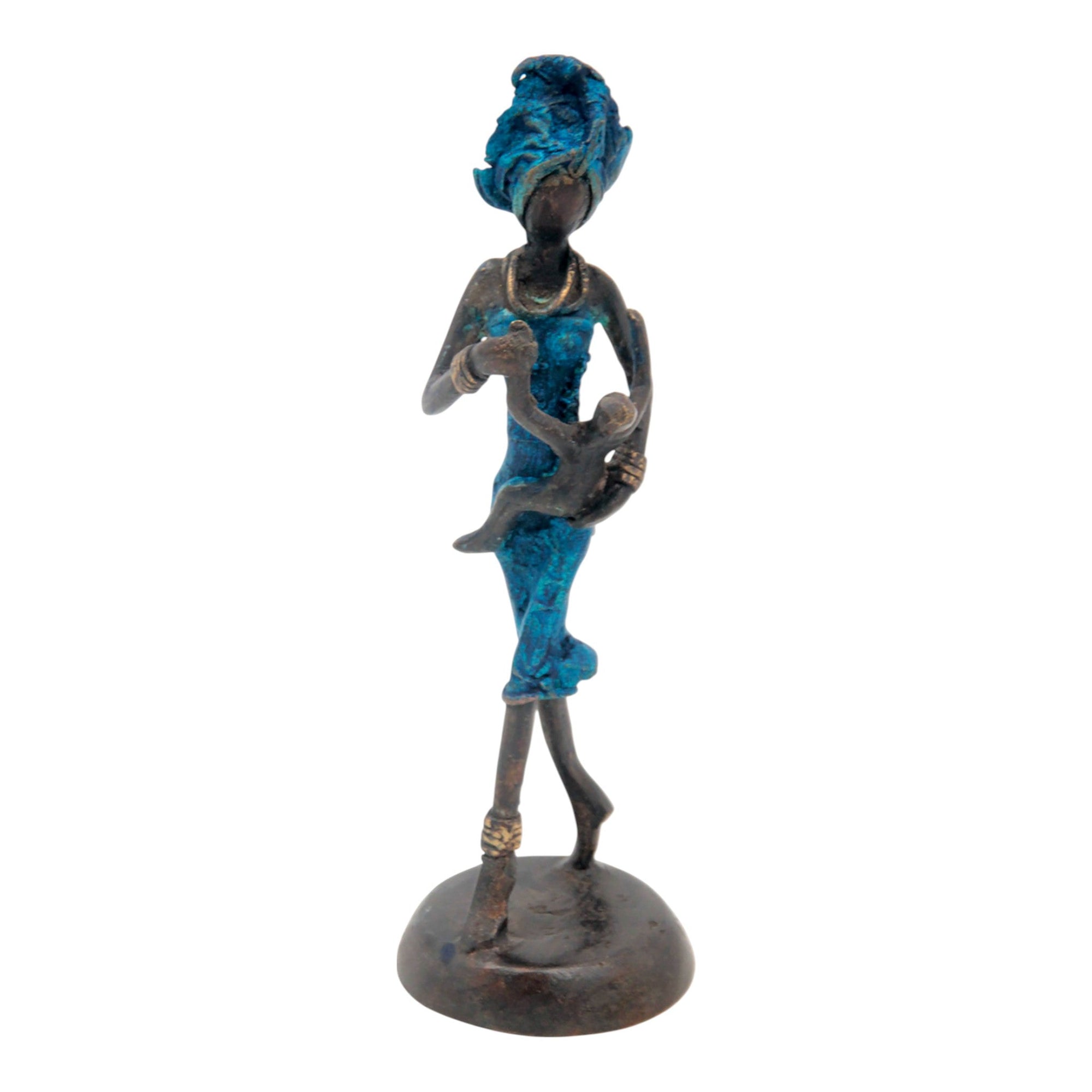 Bronze 15 cm bleu n°45