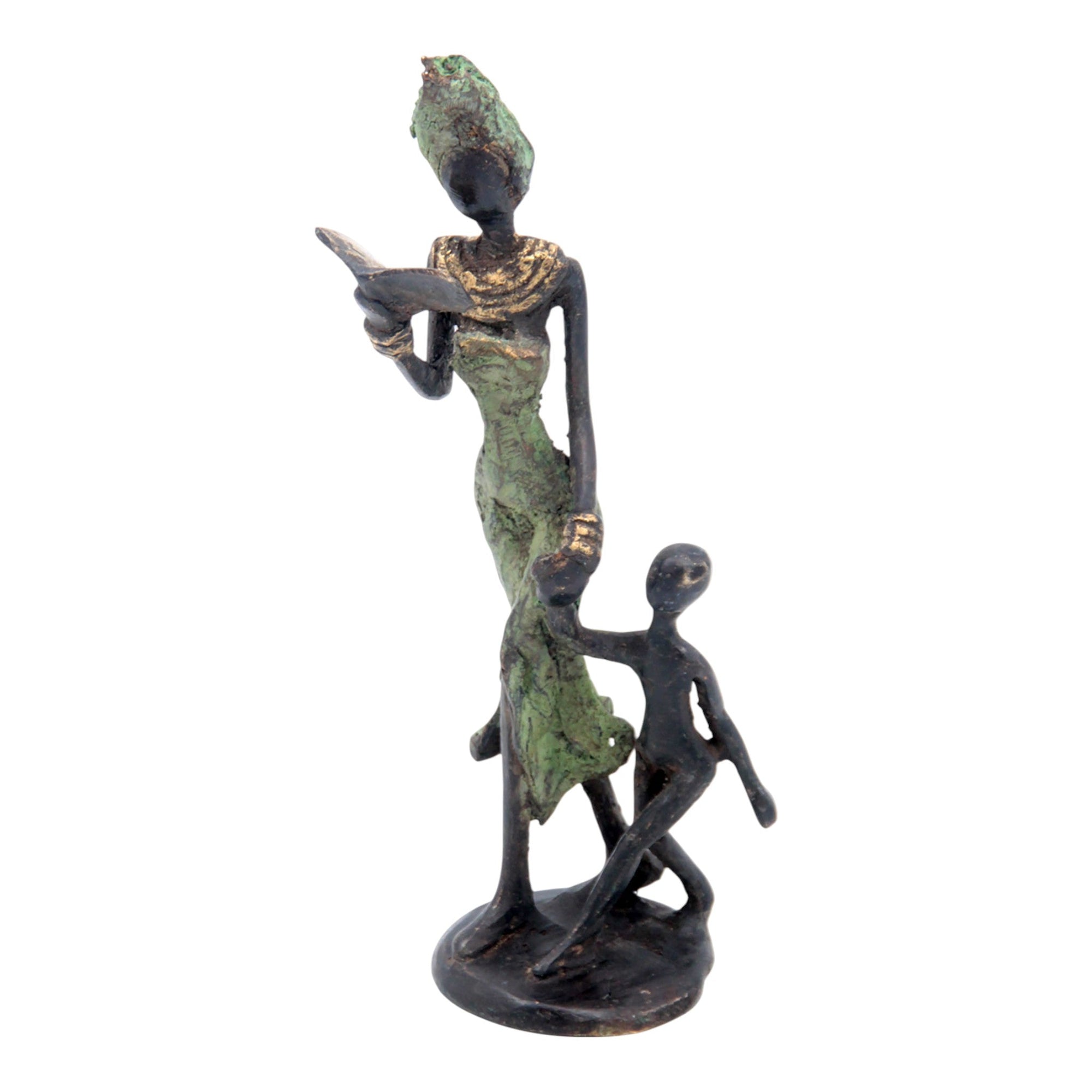 Bronze 15 cm vert n°23