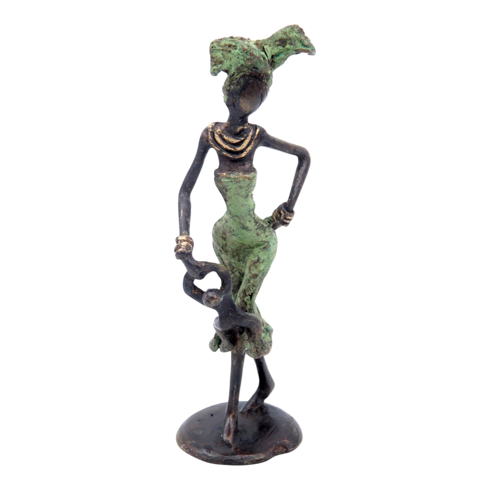 Bronze 15 cm vert n°25