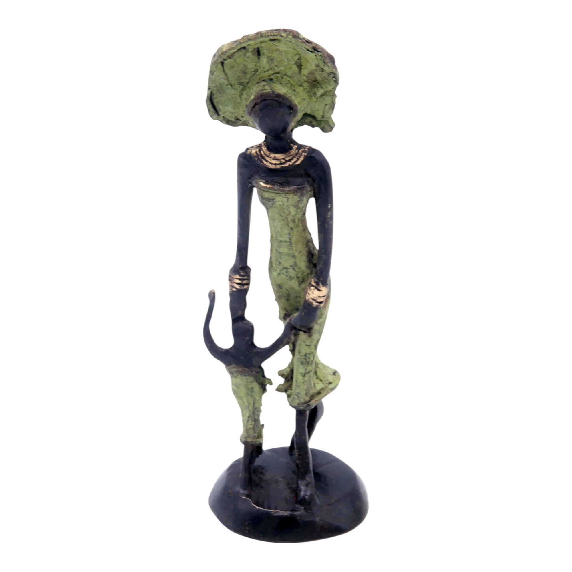 Bronze 15 cm vert n°47