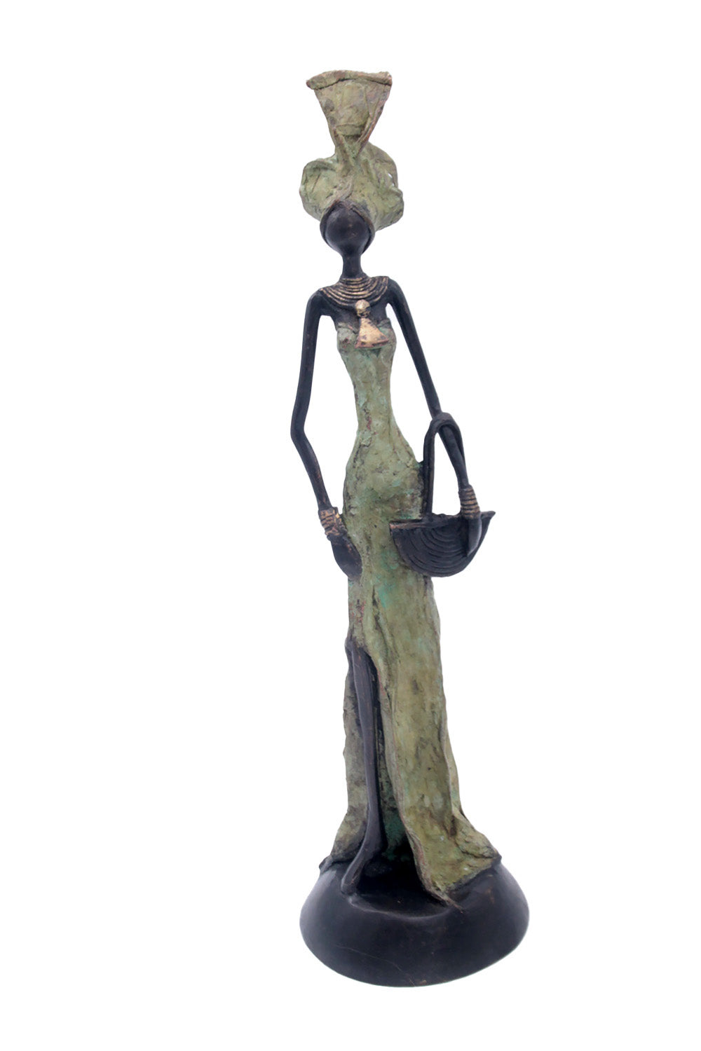 Bronze 35 cm vert n°19 Bronzes d'Afrique