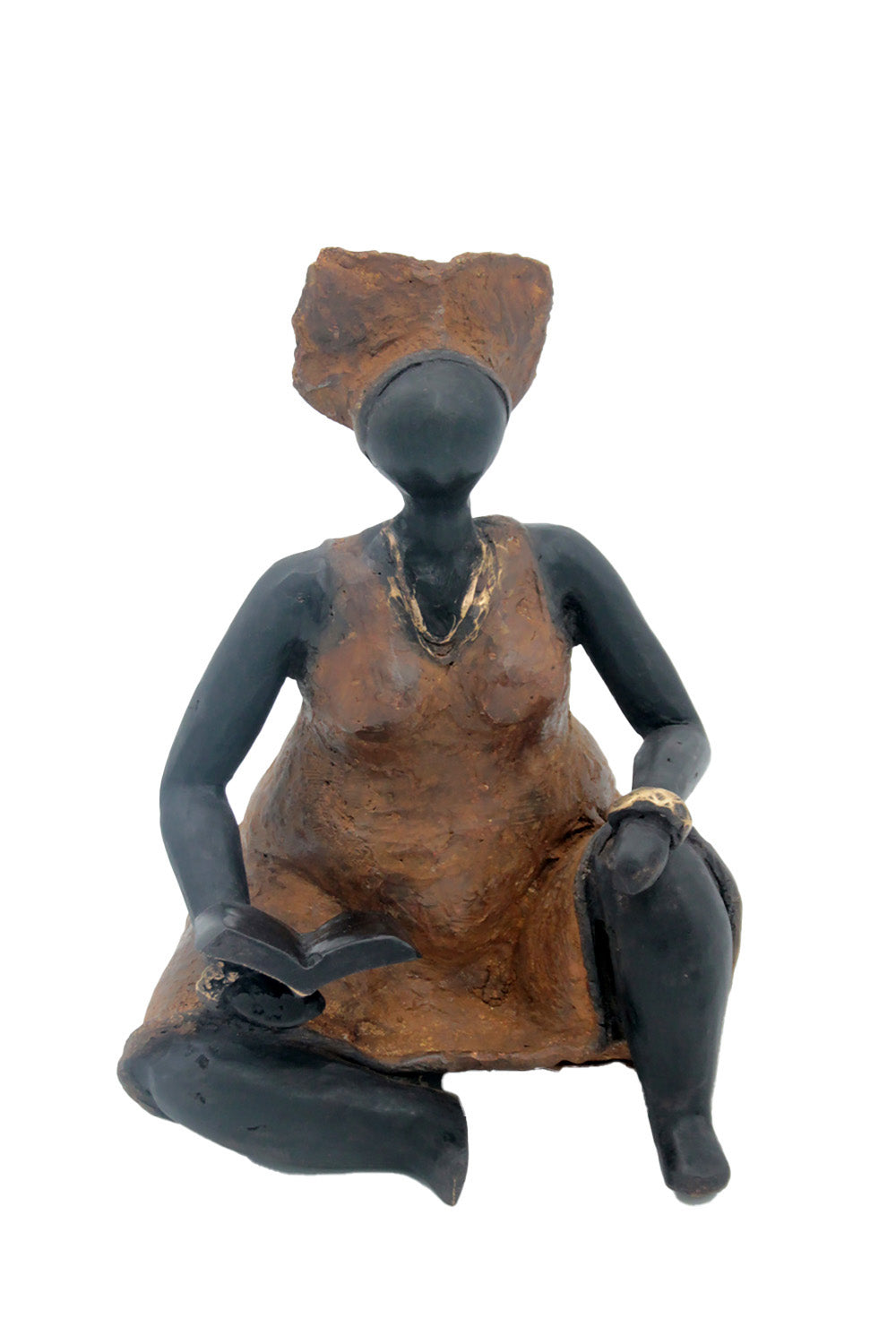 Bronze Big Mama 25 cm marron n°1 Bronzes d'Afrique
