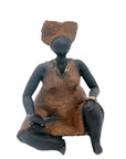 Bronze Big Mama 25 cm marron n°1 Bronzes d'Afrique