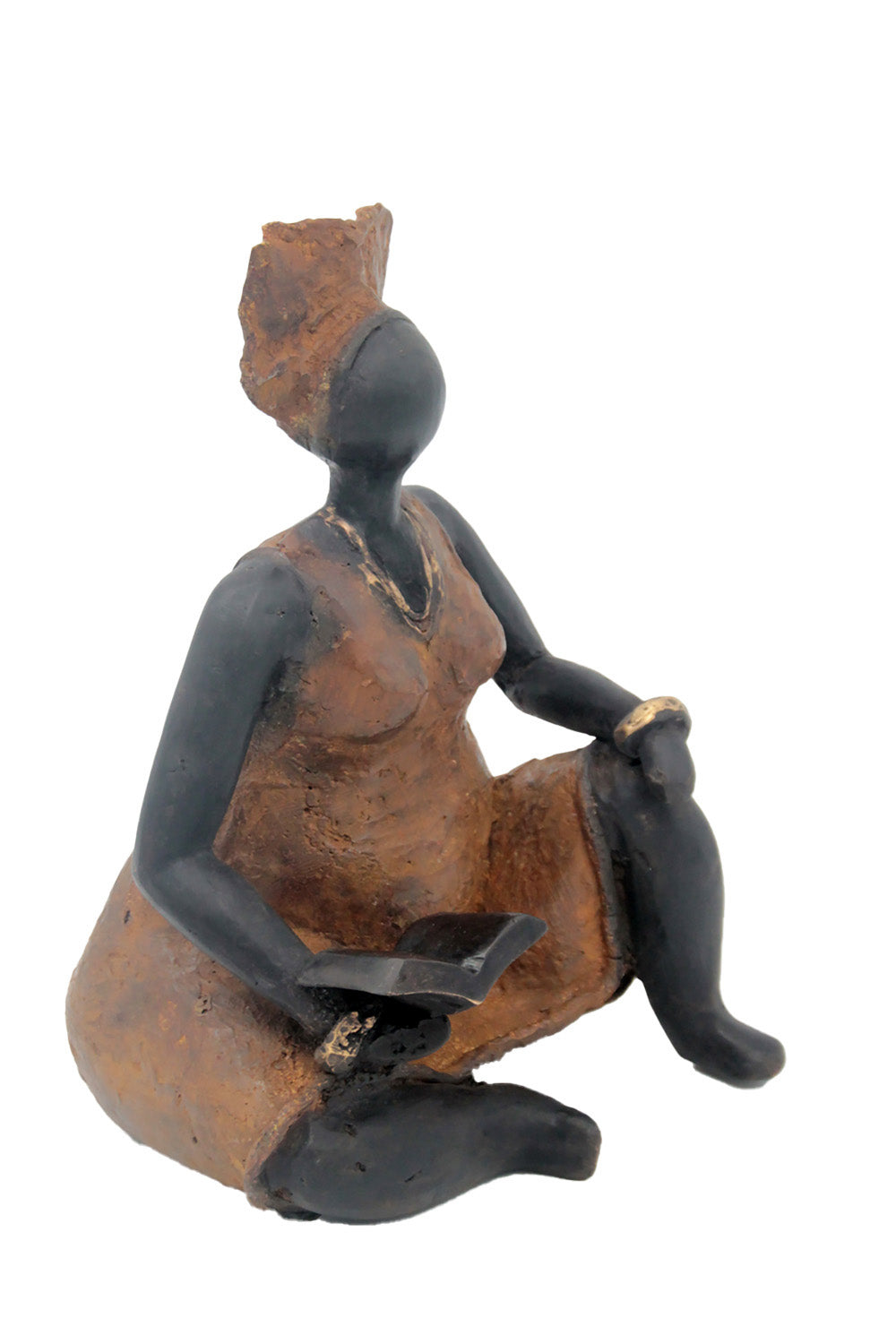 Bronze Big Mama 25 cm marron n°1 Bronzes d'Afrique