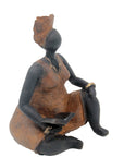 Bronze Big Mama 25 cm marron n°1 Bronzes d'Afrique