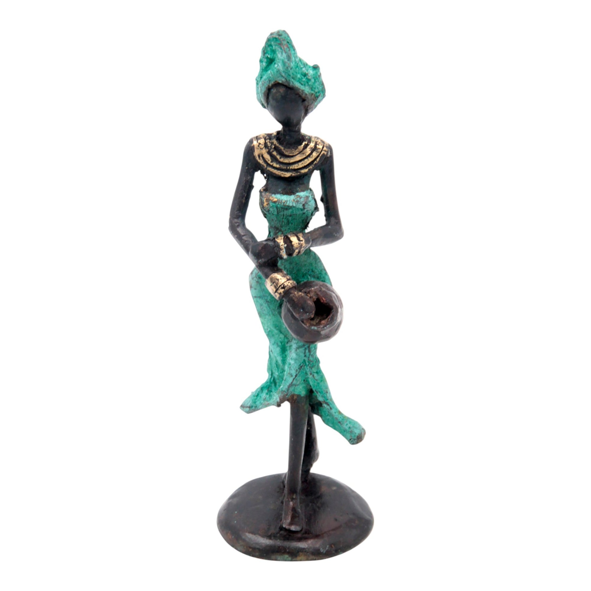 Bronze 15 cm turquoise n°11