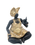 Bronze Big Mama 20 cm doré n°2 Bronzes d'Afrique