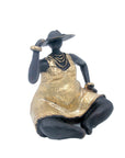 Bronze Big Mama 20 cm doré n°3 Bronzes d'Afrique