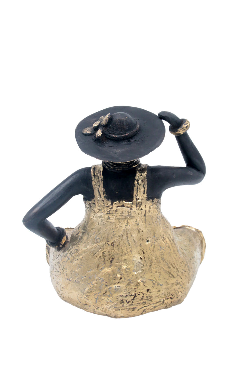 Bronze Big Mama 20 cm doré n°3 Bronzes d'Afrique