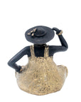 Bronze Big Mama 20 cm doré n°3 Bronzes d'Afrique
