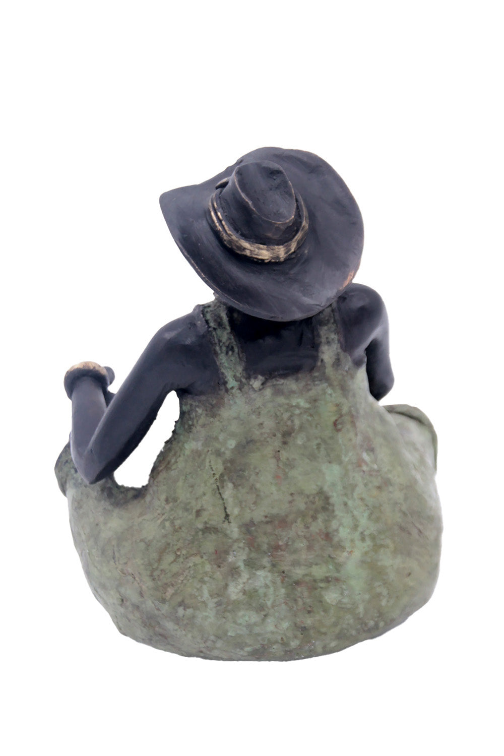 Bronze Big Mama 20 cm vert n°2 Bronzes d'Afrique