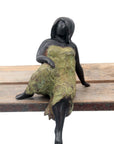 Bronze Big Mama 15 cm vert n°1 Bronzes d'Afrique
